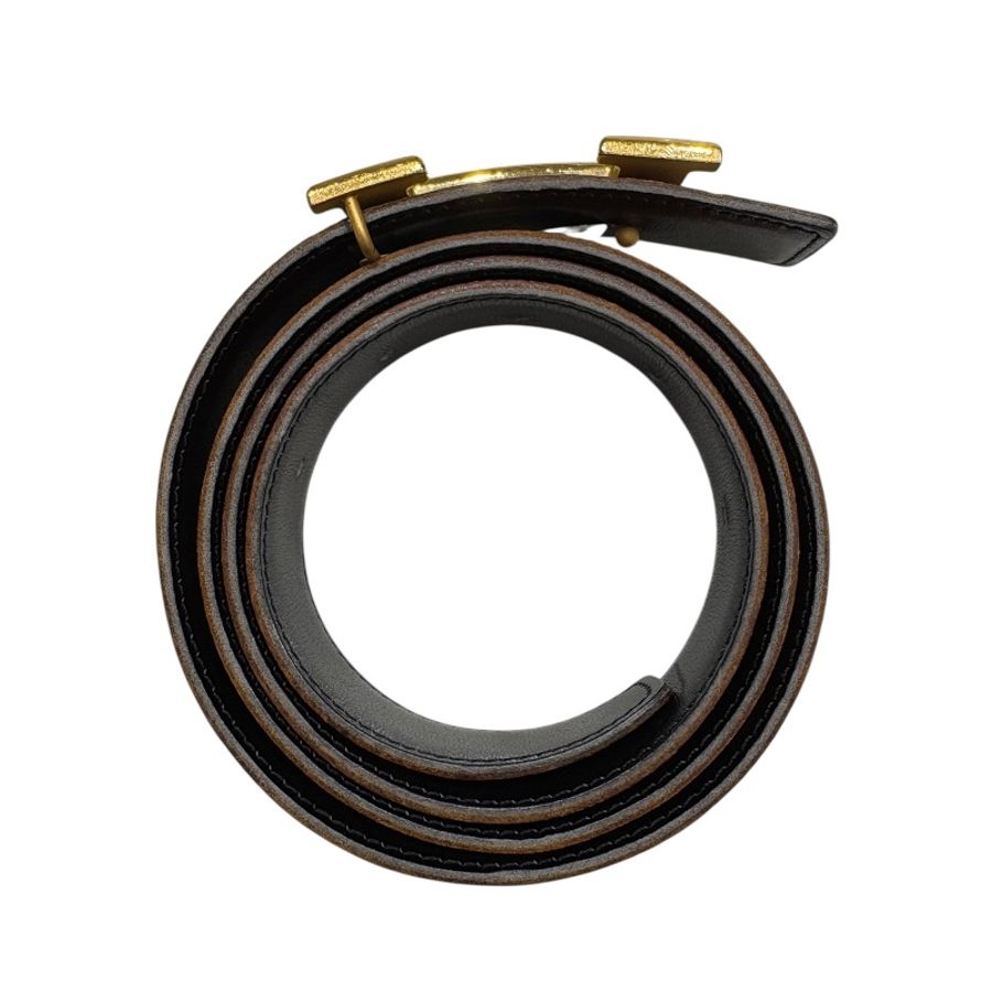 HERMES 愛馬仕 CONSTANCE H BELT 皮帶 EPSOM 金棕 金釦-2