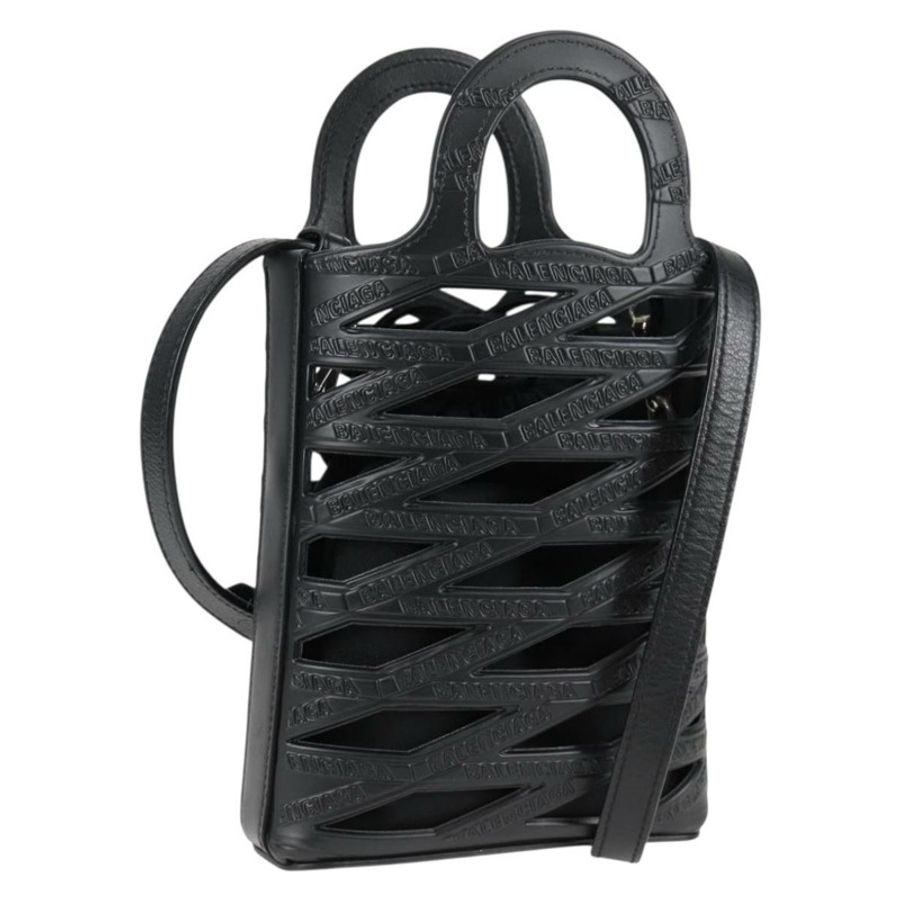 【日本直送】BALENCIAGA 手提包 皮革 兩用 黑色 660787 正品 134863V-0