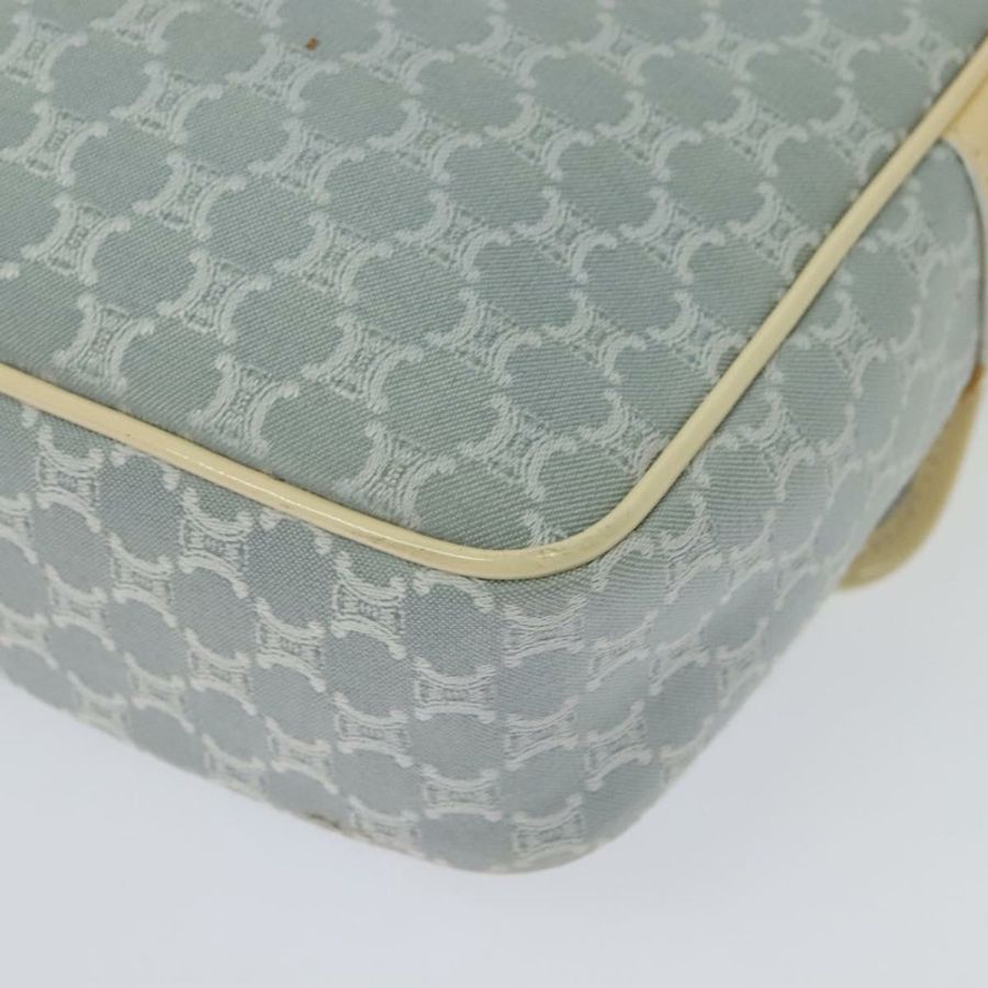 【日本直送】CELINE Macadam帆布肩背包 淺藍 銀色 正品 138328-15