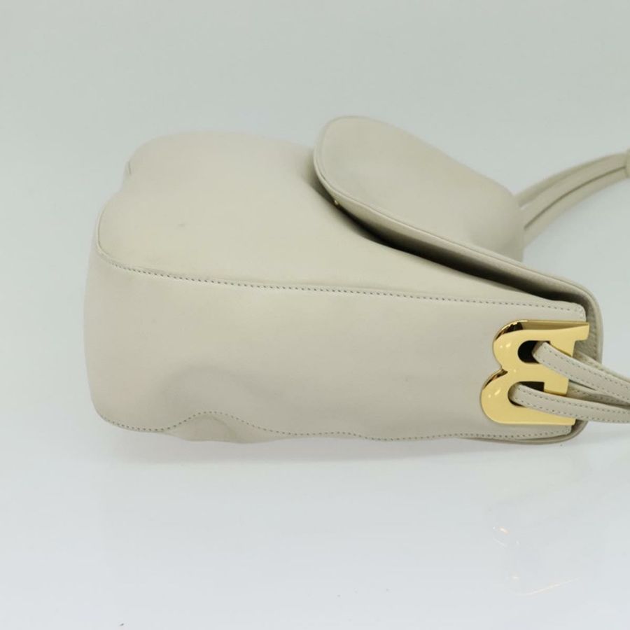 【日本直送】BALLY 肩背包 皮革 白色 金色 正品 138249-3