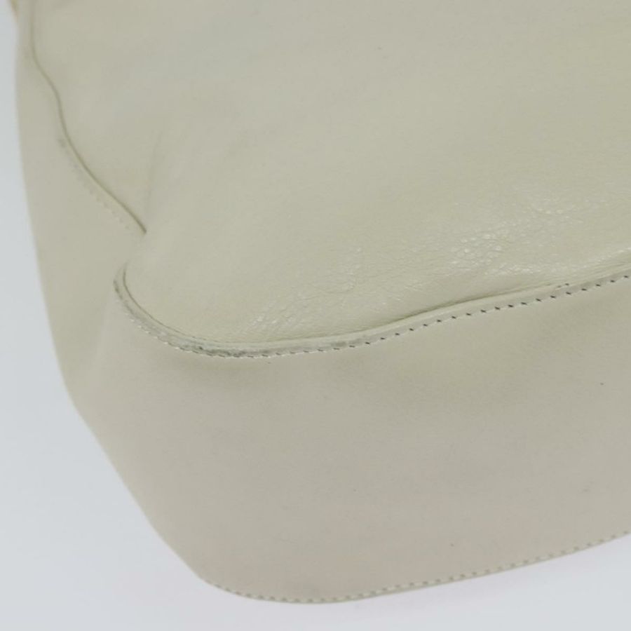 【日本直送】BALLY 肩背包 皮革 白色 金色 正品 138249-15