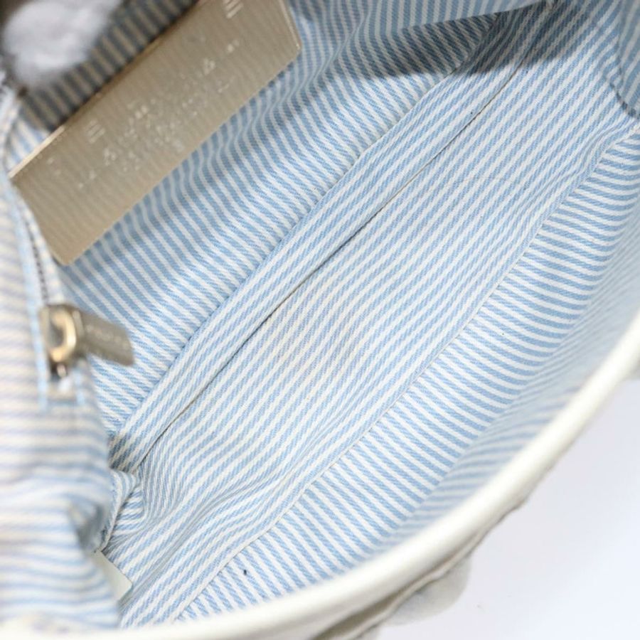 【日本直送】CELINE C Macadam帆布肩背包 淺藍色 金色 正品 138819-10