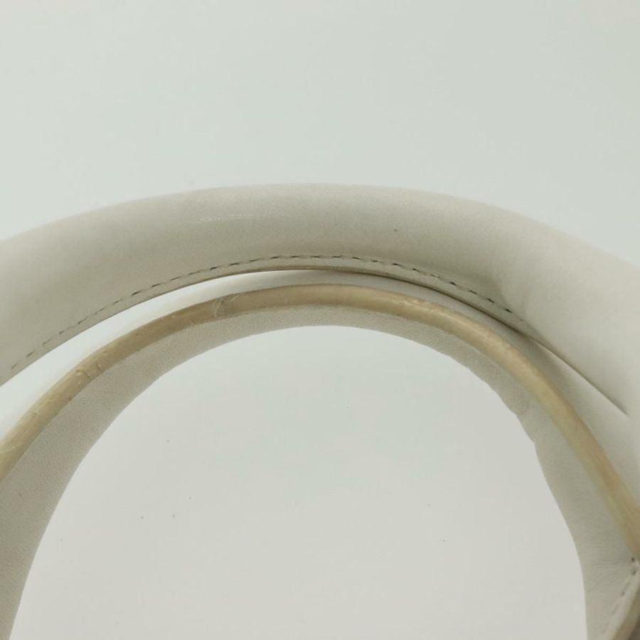 【日本直送】CELINE 手提包 帆布 白色 金色 正品 139166-7