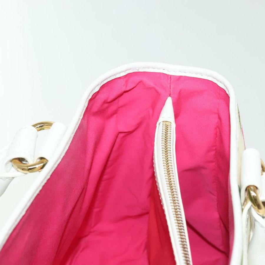 【日本直送】CELINE 手提包 帆布 白色 金色 正品 139166-20