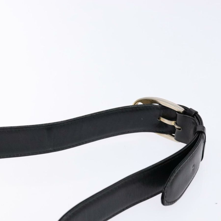 【日本直送】CELINE 馬車圖案肩包,黑色皮革,金色,正品 ki5948-7