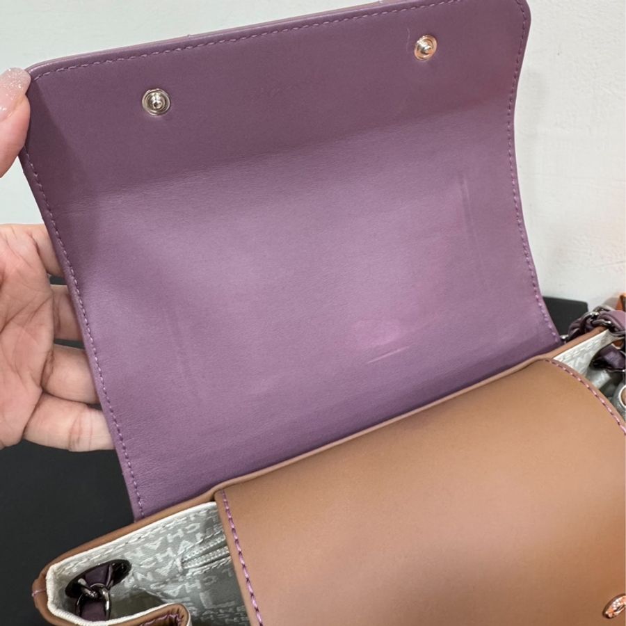 chanel 香奈兒 冰格包 駝色 鍊條包 斜背包 肩背包 側背包 鍊條包-9