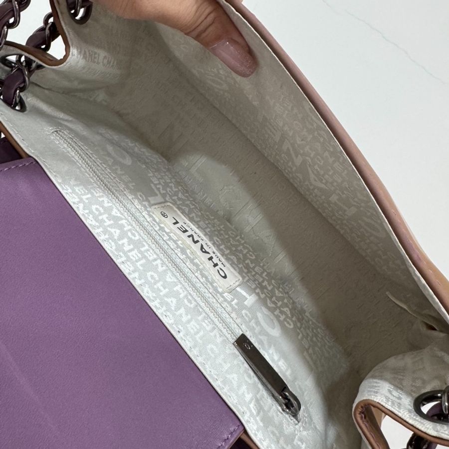 chanel 香奈兒 冰格包 駝色 鍊條包 斜背包 肩背包 側背包 鍊條包-18