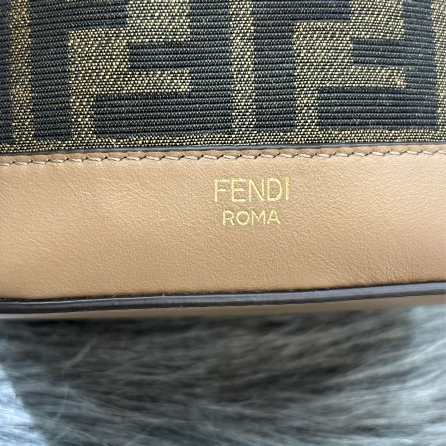 FENDI 8BS093 MON TRESOR MINI NOE 全皮 水桶包 斜背包 手提包-7
