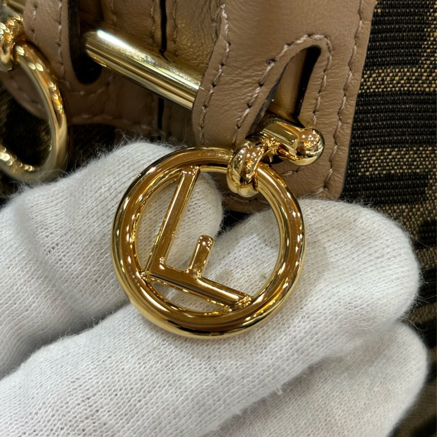 FENDI 8BS093 MON TRESOR MINI NOE 全皮 水桶包 斜背包 手提包-20