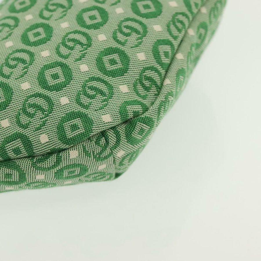 【日本直送】GUCCI 兒童雪莉系列帆布皮革手提包 綠色 銀色 502095 正品 138554-15