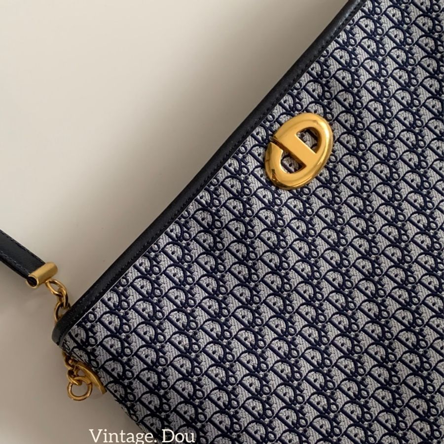 Dior vintage 老花手提肩背包-2