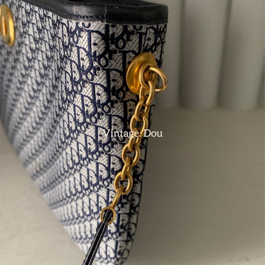 Dior vintage 老花手提肩背包-8