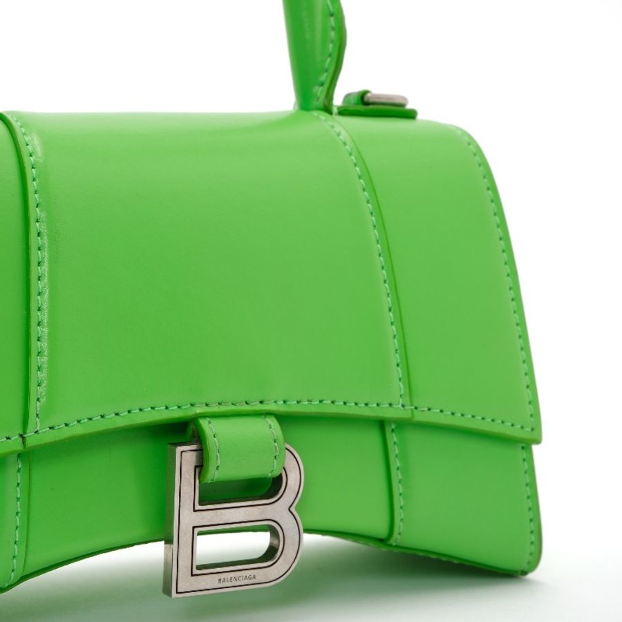 9成新 Balenciaga – Green Smooth Calfskin Leather XS Hourglass Bag
SC10818(思英turauth)-3