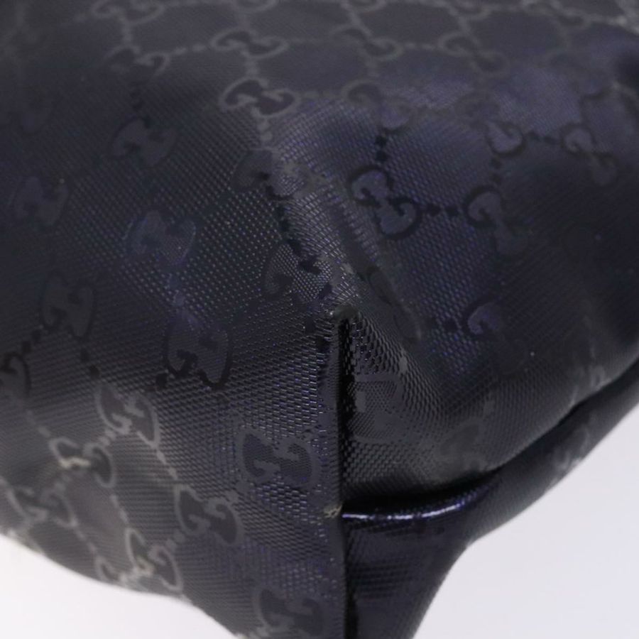 【日本直送】GUCCI GG 聯名款手提包 PVC 海軍藍/銀色 211133 正品 ki5982-13