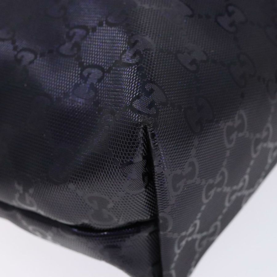 【日本直送】GUCCI GG 聯名款手提包 PVC 海軍藍/銀色 211133 正品 ki5982-14