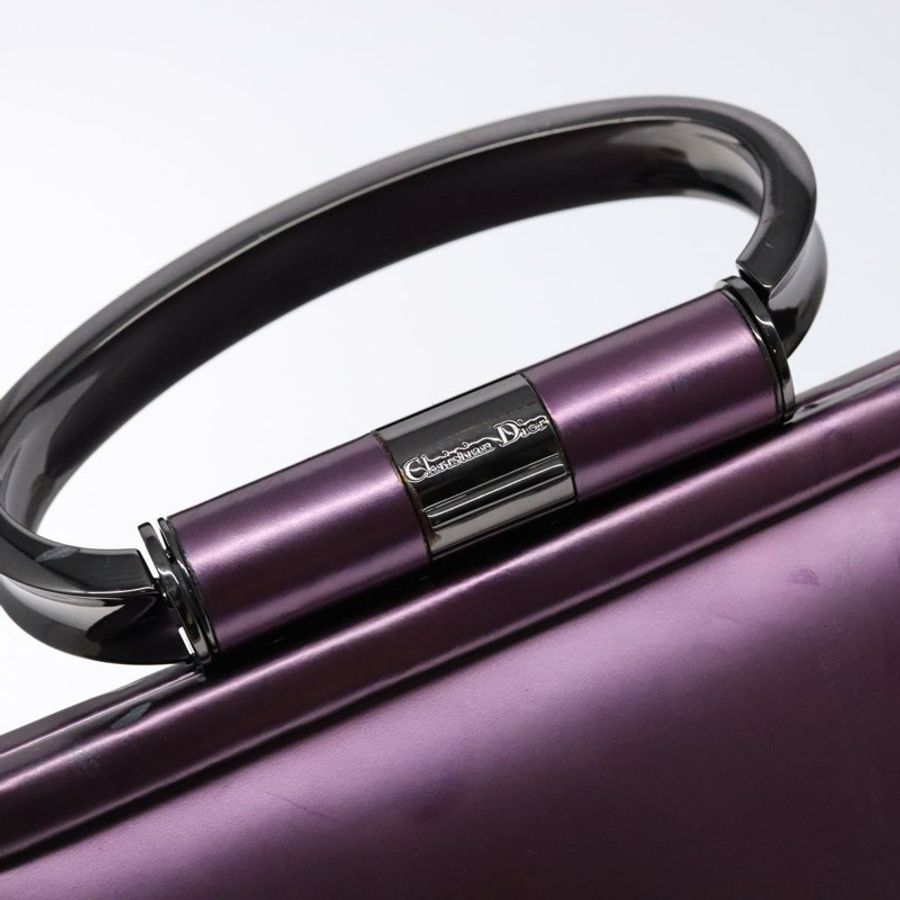 【日本直送】Christian Dior 紫色漆皮手提包,正品編號 138811-16
