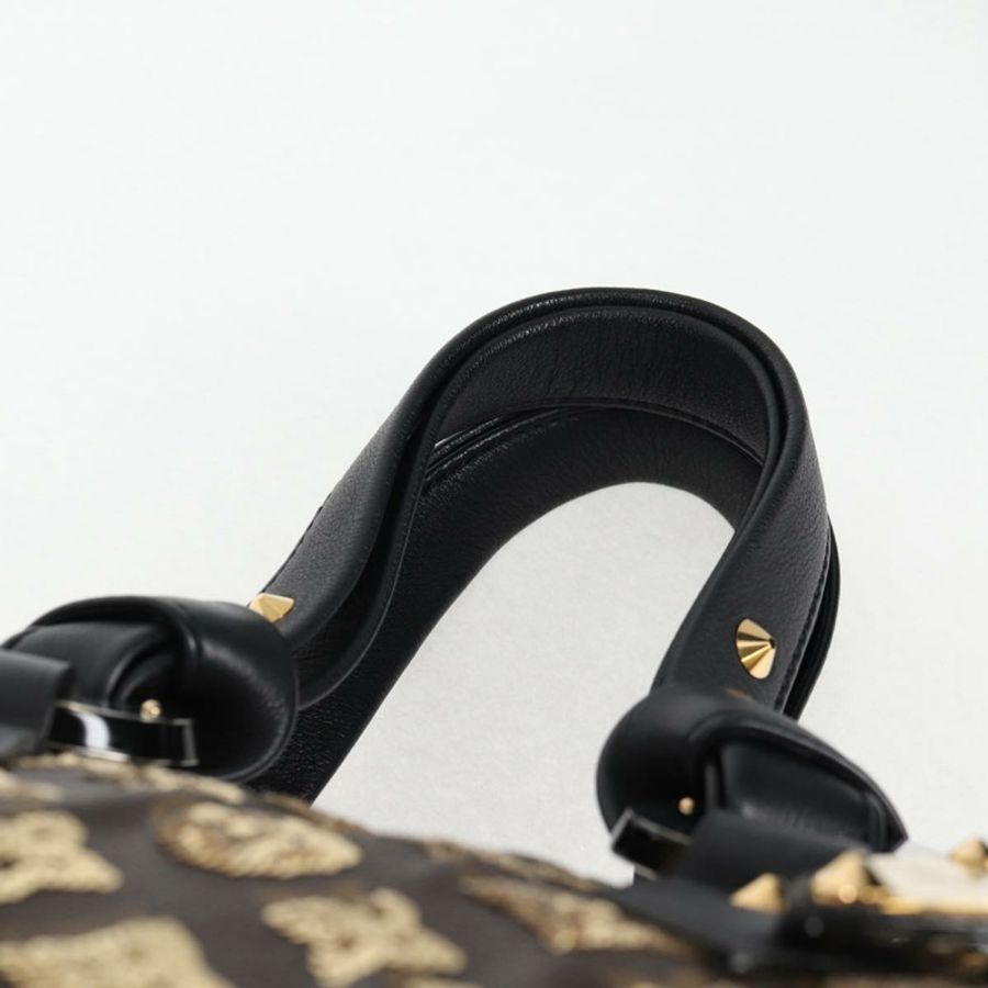【日本直送】路易威登 Monogram Eclipse 亮片 Speedy 30 手袋 金色 M40244 正品 yk18412M-7
