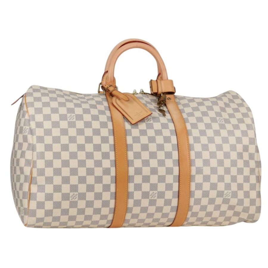 【日本直送】路易威登 Damier Azur Keepall 50 波士頓包 N41430 LV Auth yk18884V-0