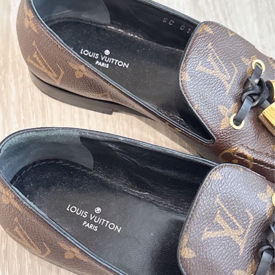 LV✨Louis Vuitton 老花樂福鞋平底鞋 #36-3