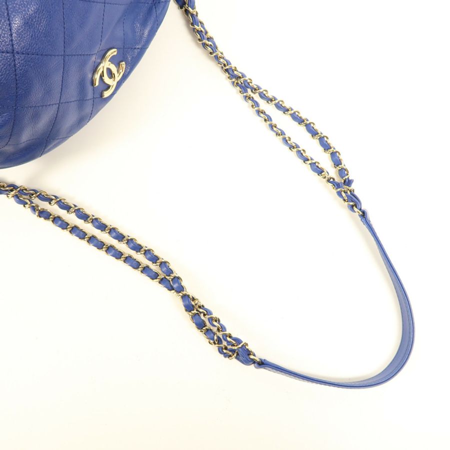 CHANEL 【激減優惠】牛皮皮革Chain Shoulder金扣鏈帶肩背袋-4