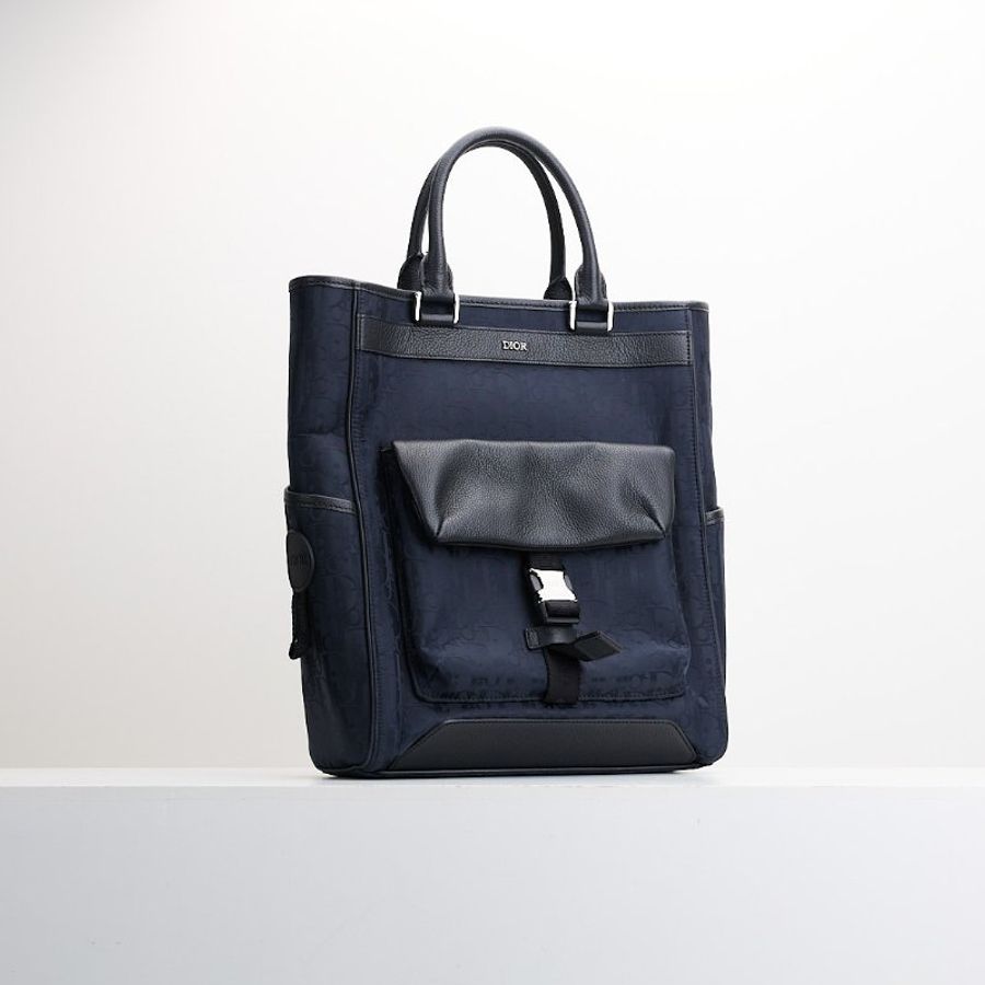 DIOR Oblique Mirage 男款手提斜背托特包-0