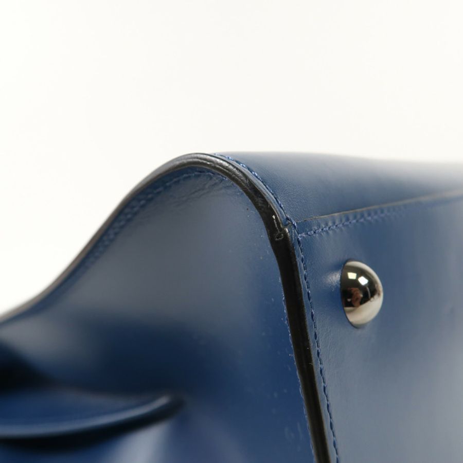 Delvaux 【激減優惠】牛皮皮革Brillant MM銀扣手挽肩背兩用袋-11