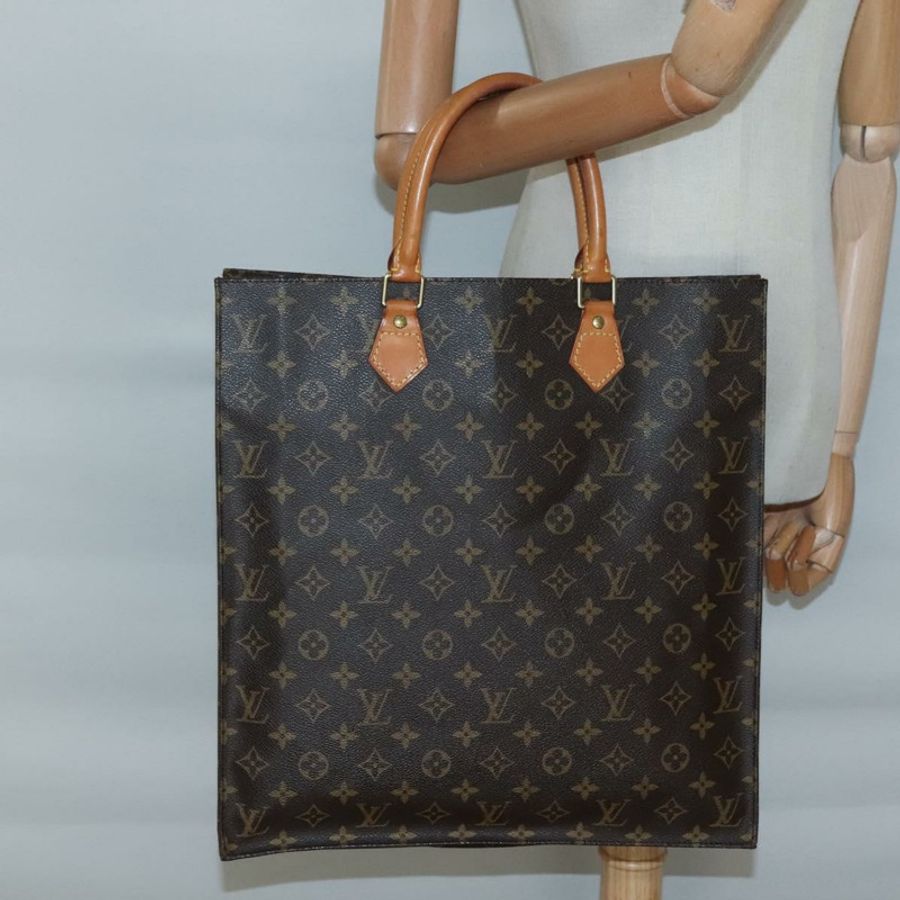 【日本直送】路易威登 Monogram Sac Plat 手提包 M51140 LV 正品 127515-18