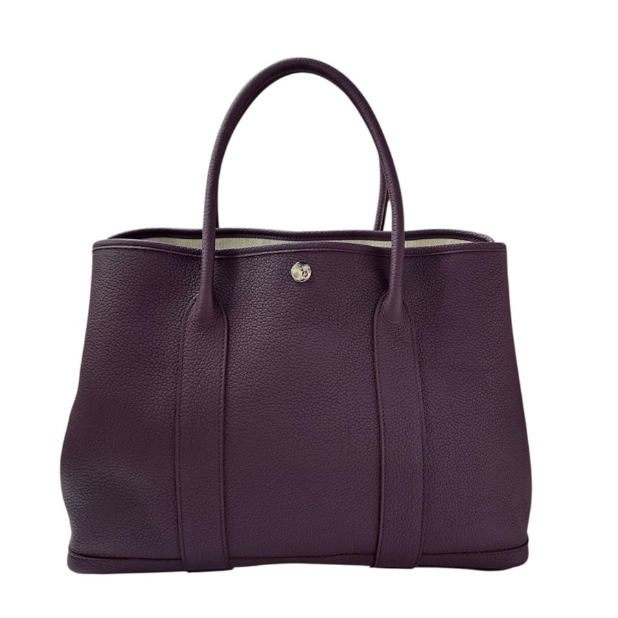 Hermès Garden Party 36 CK N5 Cassis 黑加侖子-1