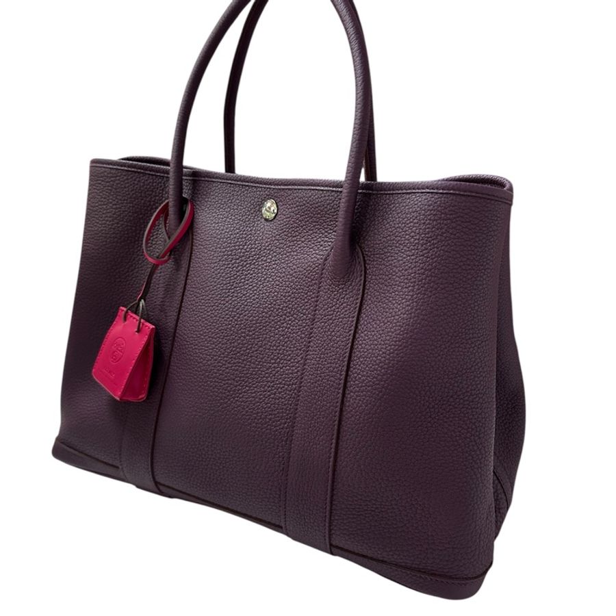 Hermès Garden Party 36 CK N5 Cassis 黑加侖子-10