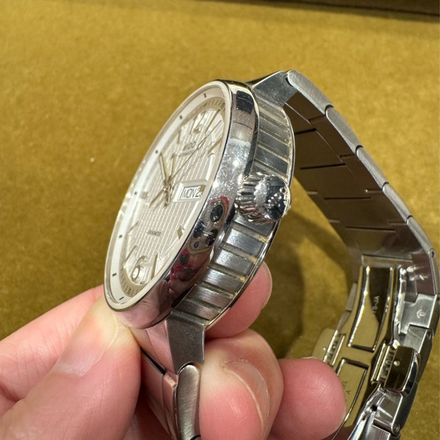 MIDO 美度 官方授權 Great Wall 天文台認證長城系列機械腕錶-白/42mm(男錶)-10