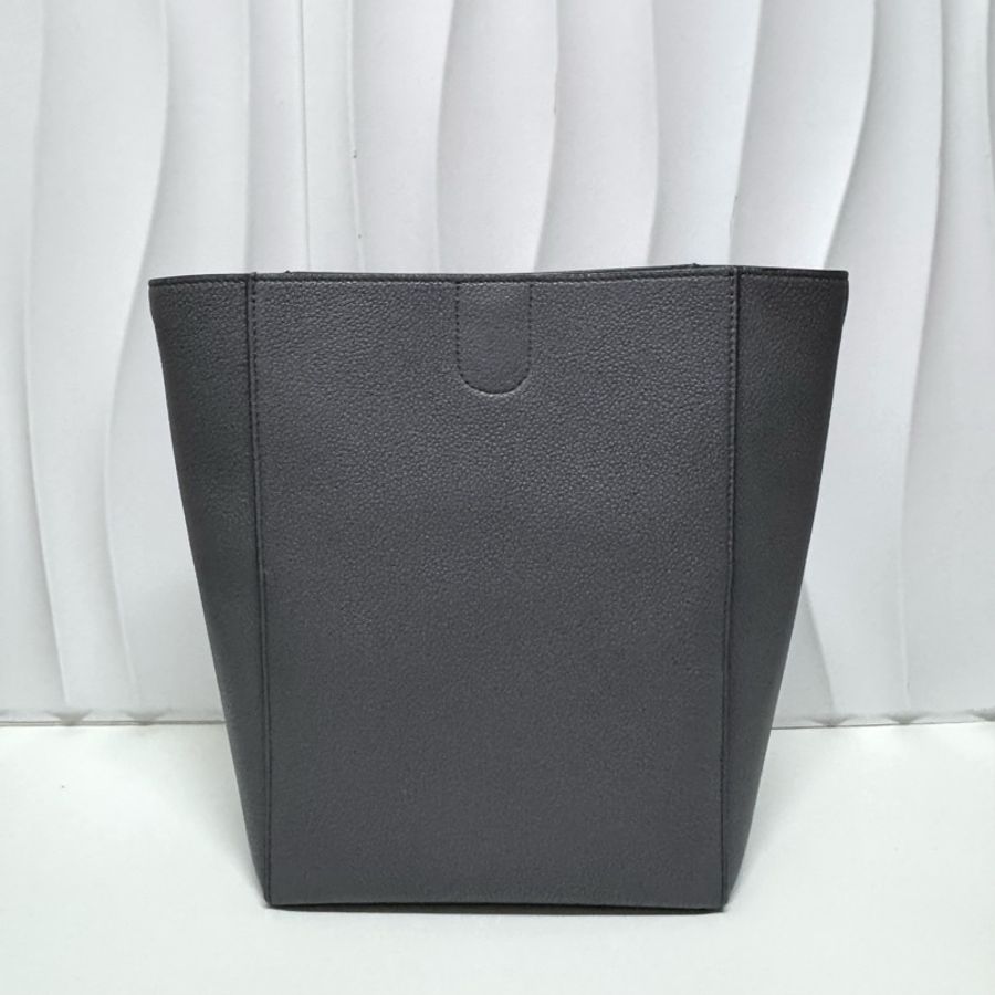 Celine / 賽琳 Sangle灰色小號水桶-6