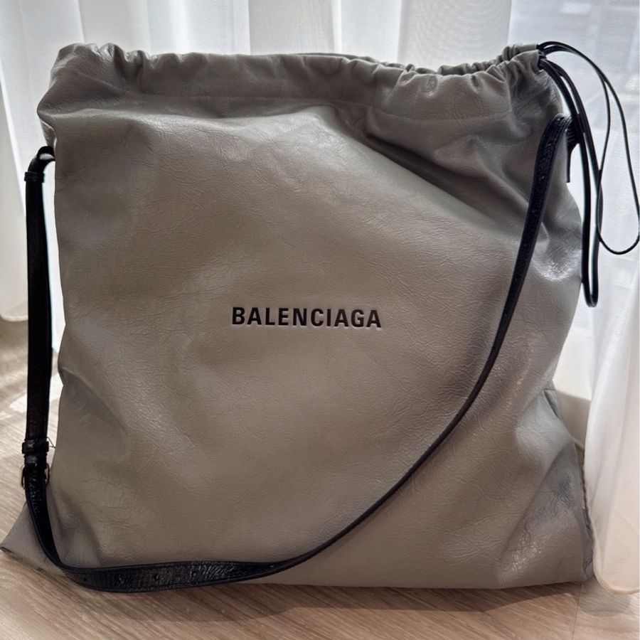 Balenciaga 灰色紙袋包 全新品-1
