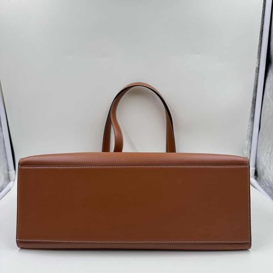 Celine/賽琳 Cabas 旋鎖閉合純色光滑小牛皮 托特包Tote-7