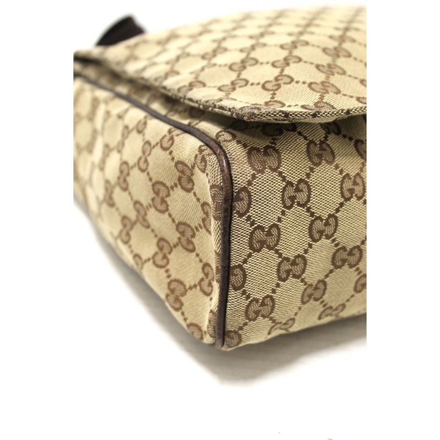 Gucci GG Monogram Flap Messenger Bag 145861-5