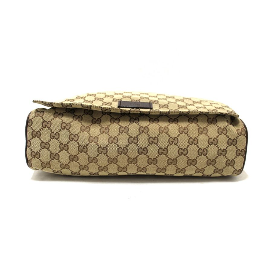 Gucci GG Monogram Flap Messenger Bag 145861-6