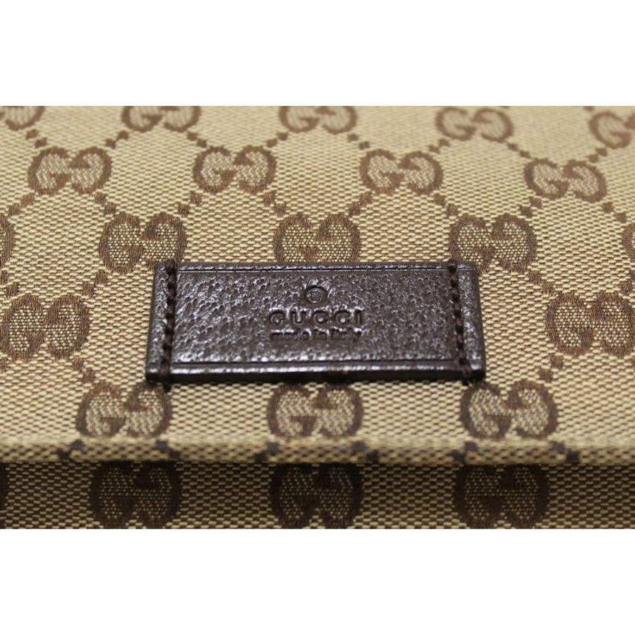 Gucci GG Monogram Flap Messenger Bag 145861-8
