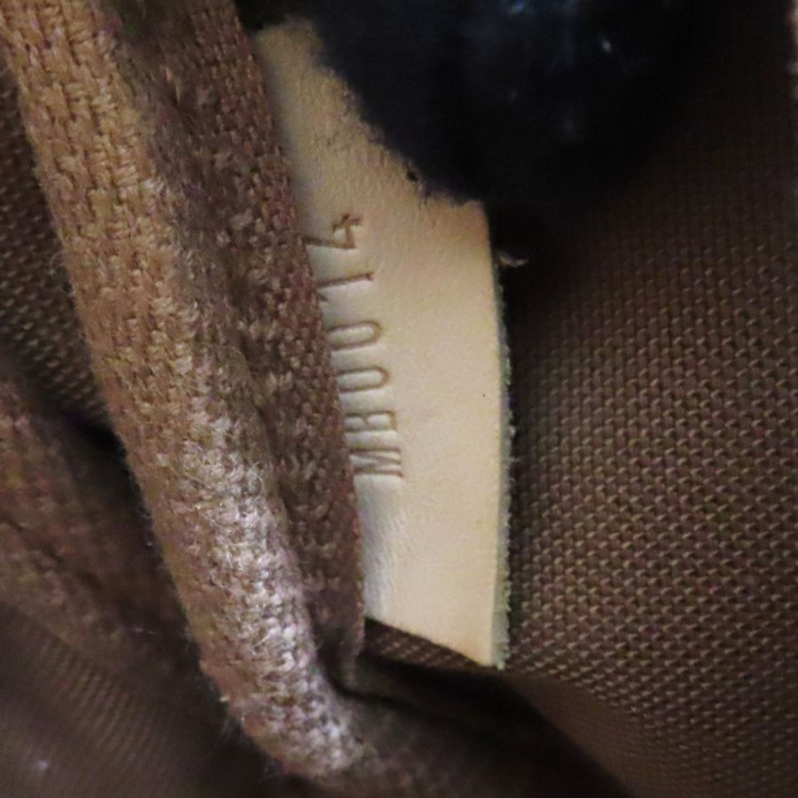 原棕色花帆布 Saumur 30 肩背 M42256-7