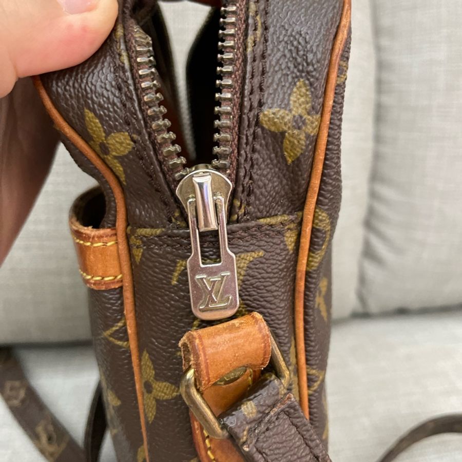 Louis Vuitton LV 老花雙層相機包vintage-14