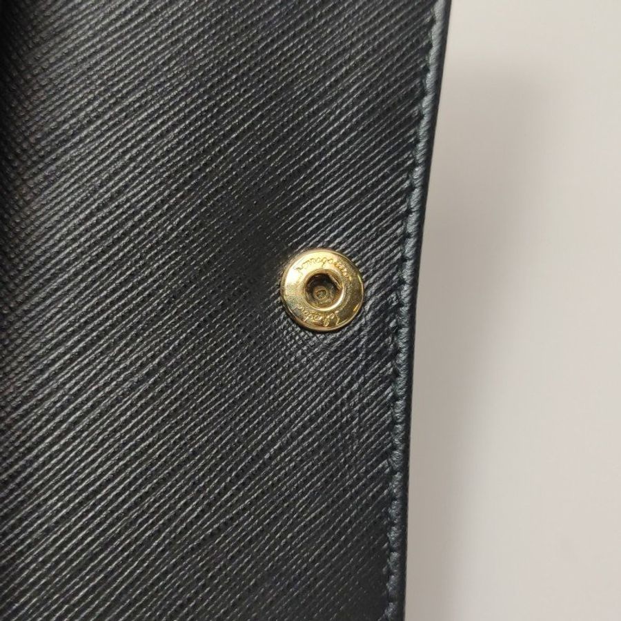 Salvatore Ferragamo Vara 牛皮 拼色 蝴蝶結 斜背包 單肩包-11
