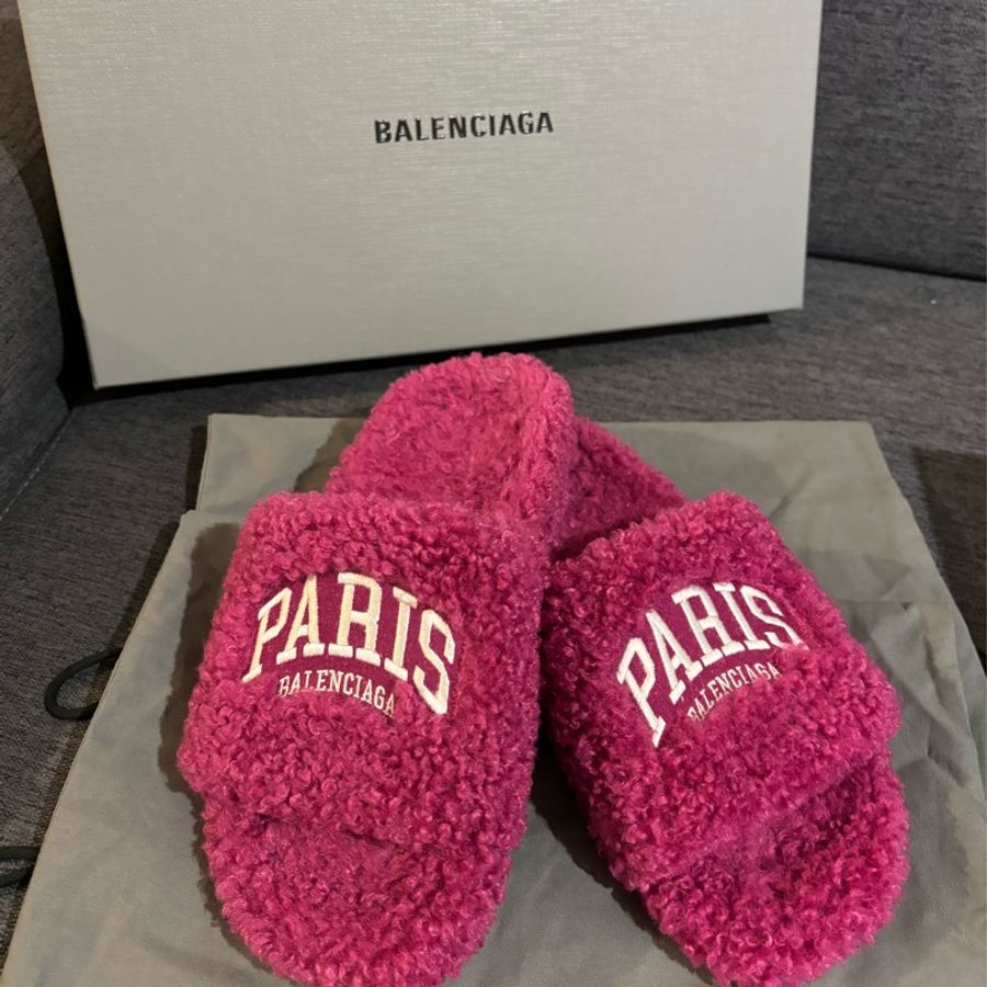 Balenciaga 毛毛拖-5