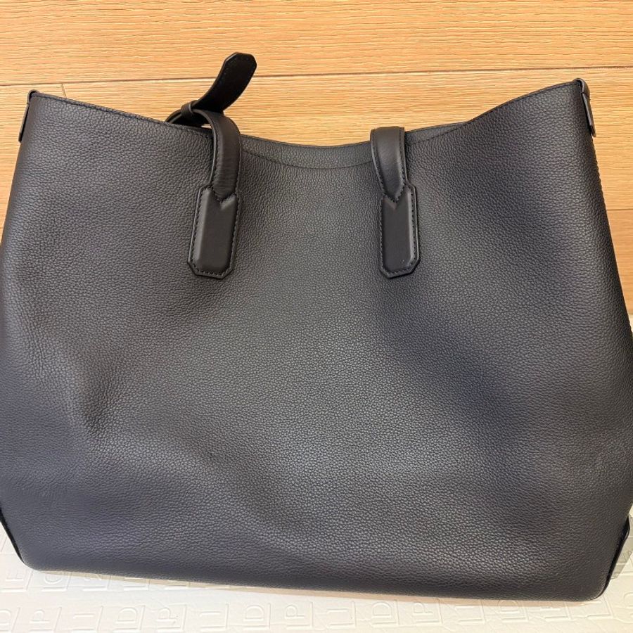 LV/Louis Vuitton Fastline Tote 男士黑色皮革托特包-2