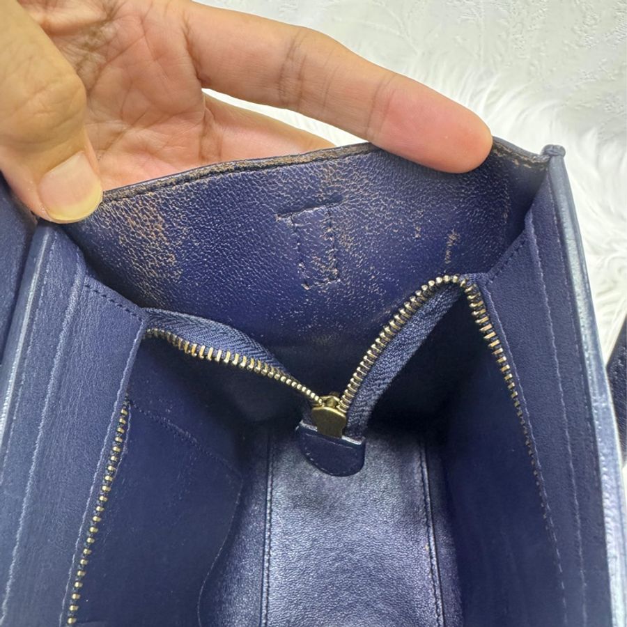 Celine Nano luggage leather handbag-15