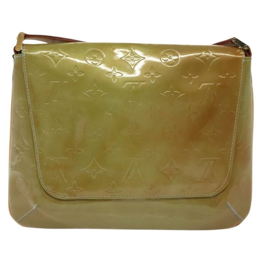 【日本直送】路易威登 Monogram Vernis Thompson Street 手袋 淺藍色 M91009 正品 ep10278-1