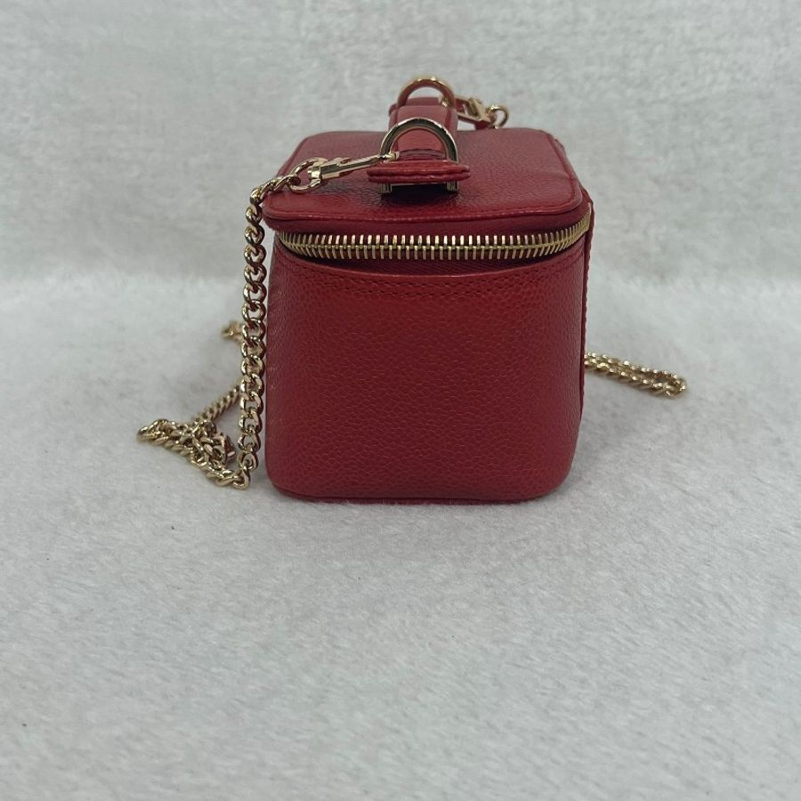 Chanel 中古荔枝皮 化妝箱-2