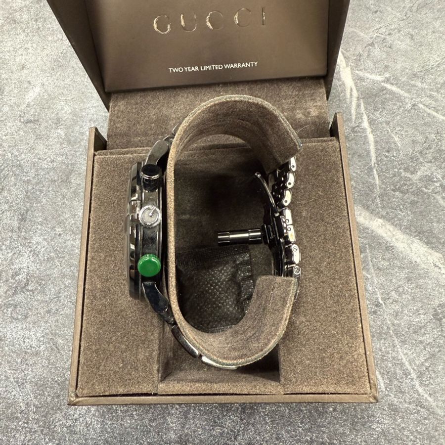 Gucci G-Chrono Black PVD 手錶-1