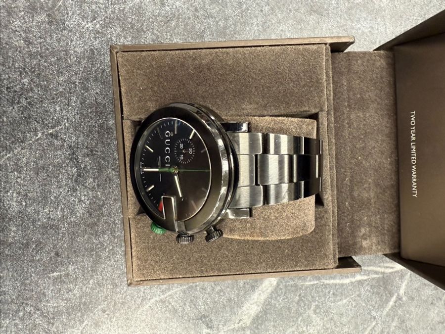 Gucci G-Chrono Black PVD 手錶-2