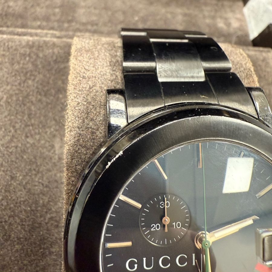 Gucci G-Chrono Black PVD 手錶-10