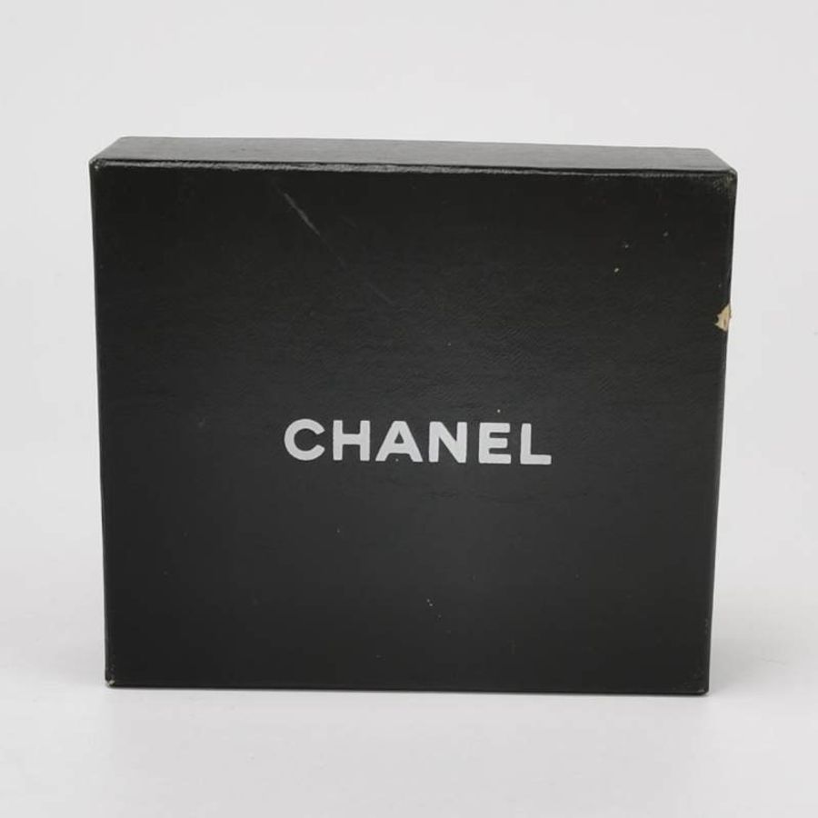 Chanel 羊皮 純色 菱格 絎縫 雙C Logo 卡包-7