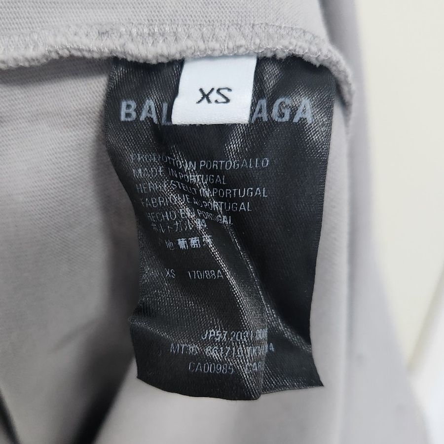 巴黎世家BALENCIAGA 糊字洞洞T恤-4