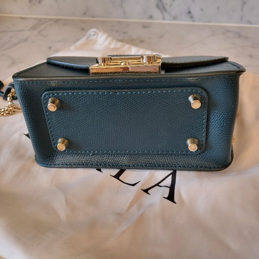 Furla Metropolis mini 墨綠色/肩背/斜背-3